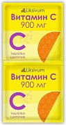 Витамин С Liksivum таб шип. 900мг стрип 2 шт