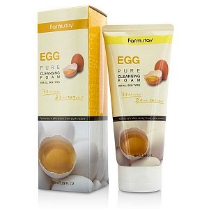 FarmStay Пенка очищающая с яичным экстрактом Pure Cleansing Foam Egg 180 мл