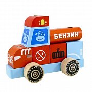 Alatoys Конструктор-каталка бензовоз большой