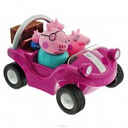 Peppa Pig Игровой набор Спортивная машина 24068 4 фигурки