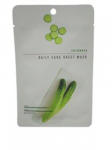 Eunyul Маска тканевая для лица с экстрактом огурца 22 мл Cucumber Daily Care Sheet Mask