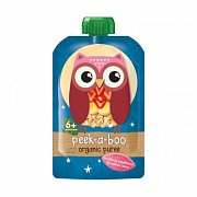 Peek-a-boo Пюре Яблоко, клубника, банан и овес с 6 мес. 113 г