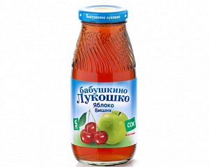 Бабушкино лукошко Сок яблоко и вишня с 5 мес. 200 мл