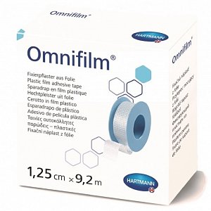 Omnifilm Пластырь 9,2 м х 1,25 см 5 шт.