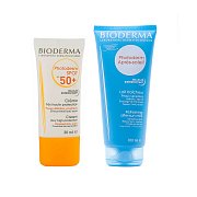 Bioderma Набор Photoderm Spot Крем SPF50+ 30 мл + Photoderm Молочко после солнца 100 мл