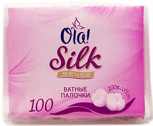 Ola Ватные палочки Silk Sense 100 шт. (пакет)