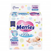 Merries Подгузники для новорожденных 0-5 кг 24 шт. Merries Подгузники для новорожденных 0-5 кг 24 шт.