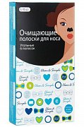 Cettua Полоски очищающие для носа угольные 6 шт.