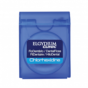 Elgydium Зубная нить с хлоргексидином 50 м
