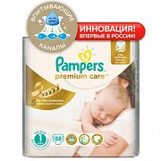 Pampers Подгузники Premium Care Newborn 2-5 кг 88 шт.