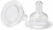 Dr Brown`s Соски силиконовые для бутылочек с широким горлом от 6 мес. 2 шт.