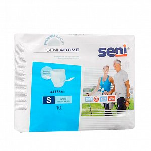 Seni Active Подгузники-трусы для взрослых р.S 10 шт. (55-85см)