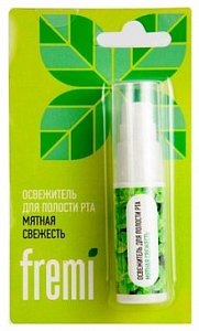 Освежитель для полости рта Мятная свежесть 10 мл Fremi