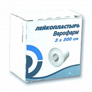 Лейкопластырь 3 см х 500 см Верофарм Лейкопластырь