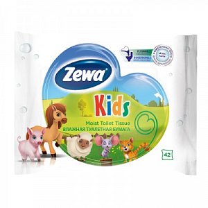 Zewa Kids Влажная туалетная бумага 42 шт.