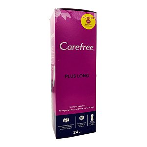 Carefree Plus Long прокладки ежедневные экстра защита 24 шт. большой размер