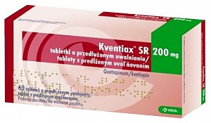 Квентиакс СР таблетки покрытые пленочной оболочкой пролонгированого действия 200 мг 60 шт.