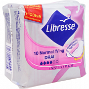 Libresse Invisible Wing Normal Drai Прокладки   10 шт.