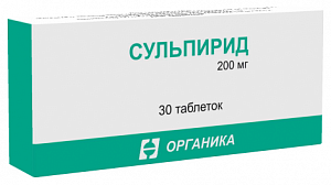 Сульпирид таблетки 200 мг 30 шт.
