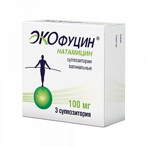 Экофуцин суппозитории вагинальные 100 мг 3 шт.