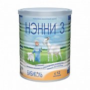 Нэнни 3 Молочная смесь на основе козьего молока с 12 мес. 200 г Нэнни 3 Молочная смесь на основе козьего молока с 12 мес. 200 г