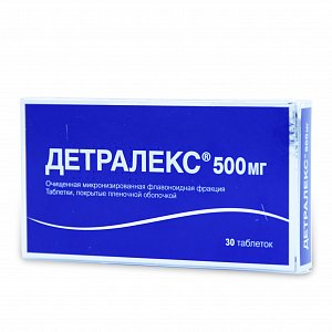 Детралекс таблетки покрытые пленочной оболочкой 500 мг 30 шт.