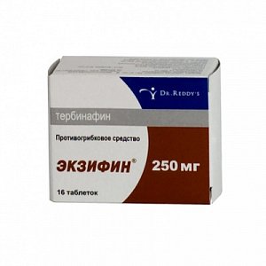 Экзифин таблетки 250 мг 16 шт.