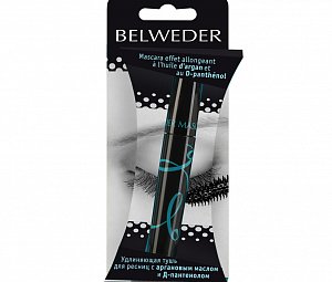 Belweder Тушь для ресниц удлиняющая с аргановым маслом и D-пантенолом черная 10 мл