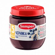 Semper Пюре Черника с 5 мес. 125 г