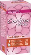 Carefree Brezee Fresh Blossom Салфетки ежедневные 40 шт.