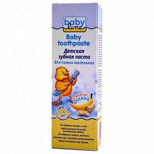 Babyline Зубная паста банан для детей с 1-4 лет 75 мл