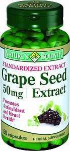 Nature`s Bounty Экстракт виноградных косточек капсулы 50 мг 50 шт. (БАД)