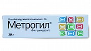 Метрогил гель для наружного применения 1% туба 30 г Метрогил гель для наружного применения 1% туба 30 г