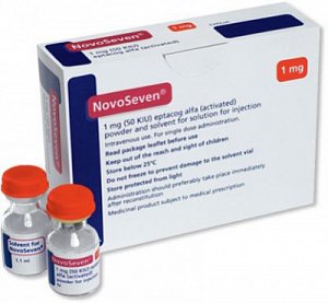 НовоСэвен лиофилизат для приготовления раствора для внутривенного введения 1 мг 50 КЕД