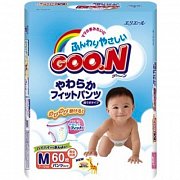 GooN Подгузники-трусики M 7-12 кг 60 шт.