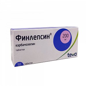 Финлепсин таблетки 200 мг 50 шт.