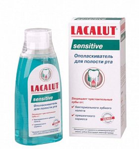 Lacalut Ополаскиватель для полости рта Sensitive 300 мл