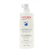 Topicrem Гель Очищающий 2 в 1 500 мл
