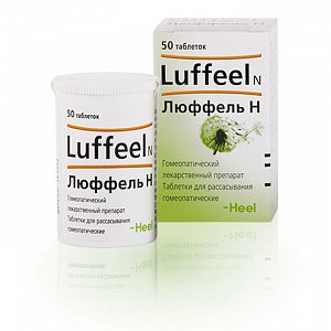 Люффель Н таблетки для рассасывания гомеопатические 50 шт.