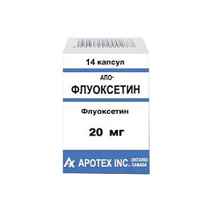 Апо-Флуоксетин капсулы 20 мг 14 шт.