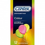 Contex Презервативы Colour разноцветные 12 шт.