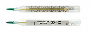 Термометр ртутный медицинский с защитным полимерным покрытием 1 шт. Термоприбор