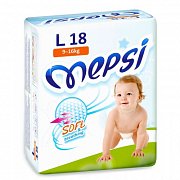 Mepsi Подгузники с рельефным слоем 9-16 кг 18 шт. Mepsi Подгузники с рельефным слоем 9-16 кг 18 шт.