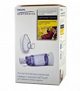 Philips Respironics Спейсер OptiChamber Diamond с маской среднего размер: а 1-5 лет Philips Respironics Спейсер OptiChamber Diamond с маской среднего размер: а 1-5 лет