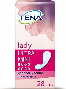 Tena Lady Slim Ultra Mini Прокладки урологические 28 шт.