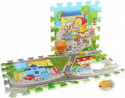 Затейники gt2852 коврик-пазл, веселый город 25 деталей