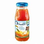 Gerber Сок Яблоко с морковью с мякотью с 5 мес. 175 мл