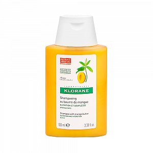 Klorane Шампунь с маслом манго для сухих и поврежденных волос 100 мл