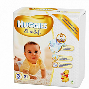 Huggies Подгузники Elite Soft 5-9 кг 21 шт.