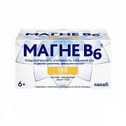 Магне B6 таблетки покрытые оболочкой 180 шт. Магне B6 таблетки покрытые оболочкой 180 шт.